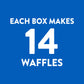 Krusteaz Light and Crispy Belgian Waffle Mix  Krusteaz Waffle Mix  28 oz Box (Pack of 8)