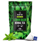 BLUE TEA Lemon Balm Tea Bags - 100 Count, Caffeine-Free, Refreshing Citrus Flavor, Plant-Based, Ziplock Pouch
