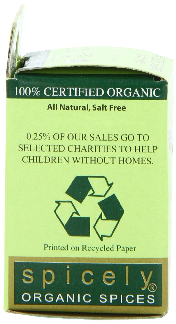 Spicely Organic Poppy Seed, 0.6 Ounce (Pack Of 6)