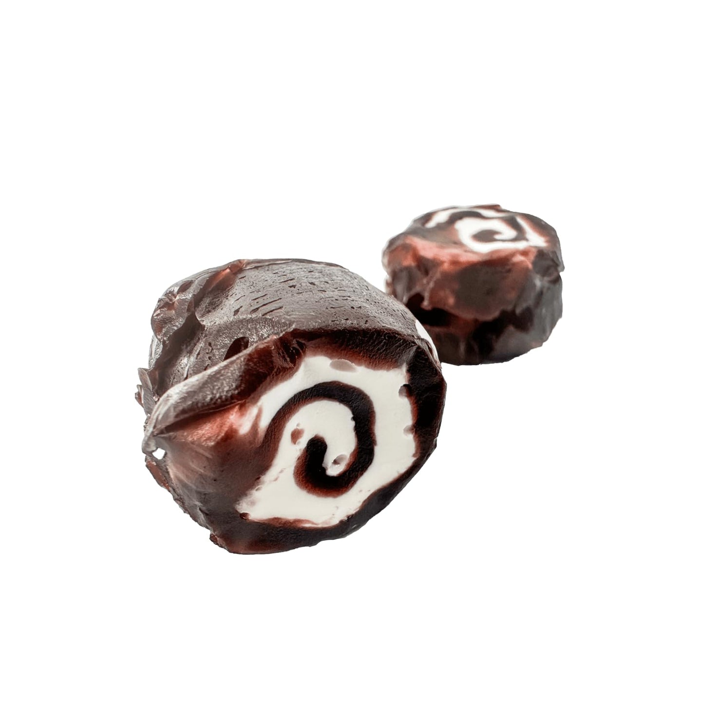 Licorice Swirl Salt Water Taffy by Snack Attack, Individually Wrapped Bulk 3lb Bag - Chewy Saltwater Taffy Candy | Gluten-Free, 