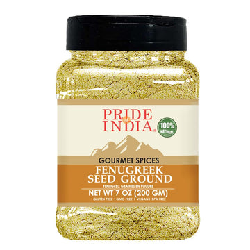 Pride of India - PACK of 6 - Fenugreek Seed Whole - Whole & Gourmet Indian Spice - Ideal Seasoning for Cooking - Free of Preserv