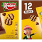 Keebler On-The-Go Fudge Stripes Cookies, 12 Count (Pack of 2)