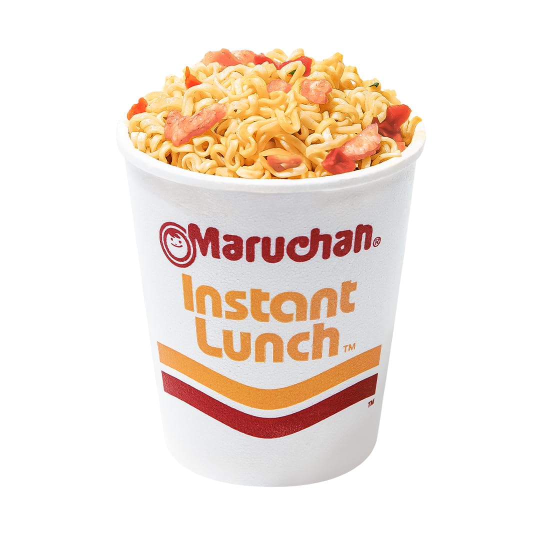 Maruchan Instant Lunch Hot & Spicy Shrimp, 2.25 Oz, Pack Of 12
