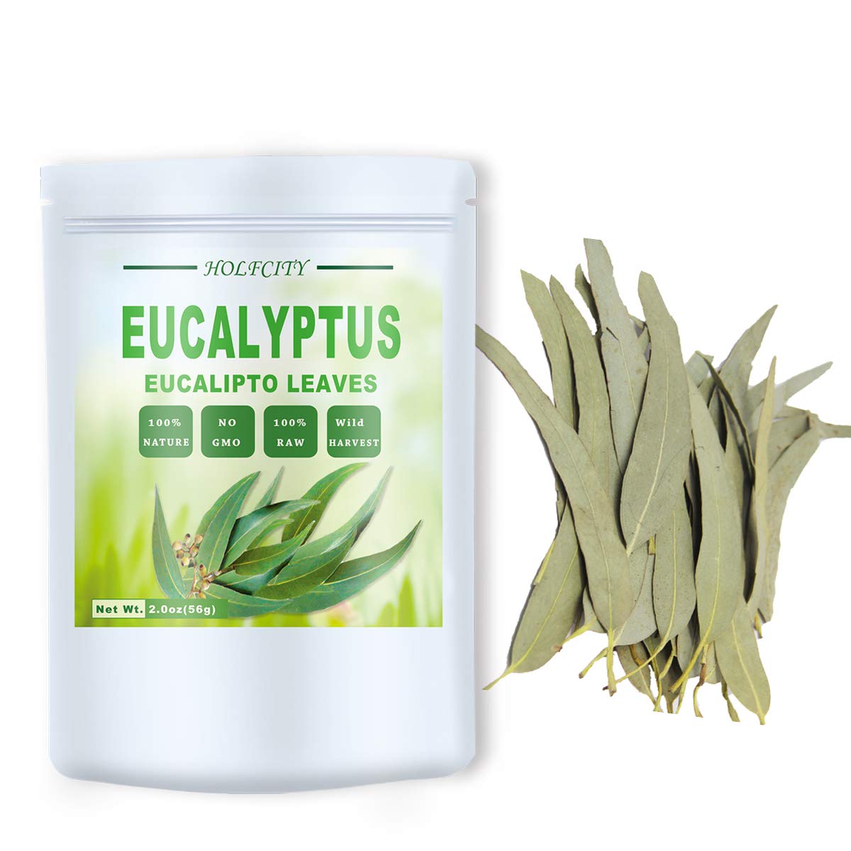Whole Eucalyptus Leaves, Natural Eucalyptus Herb Leaves, 114G (4.0 Oz)