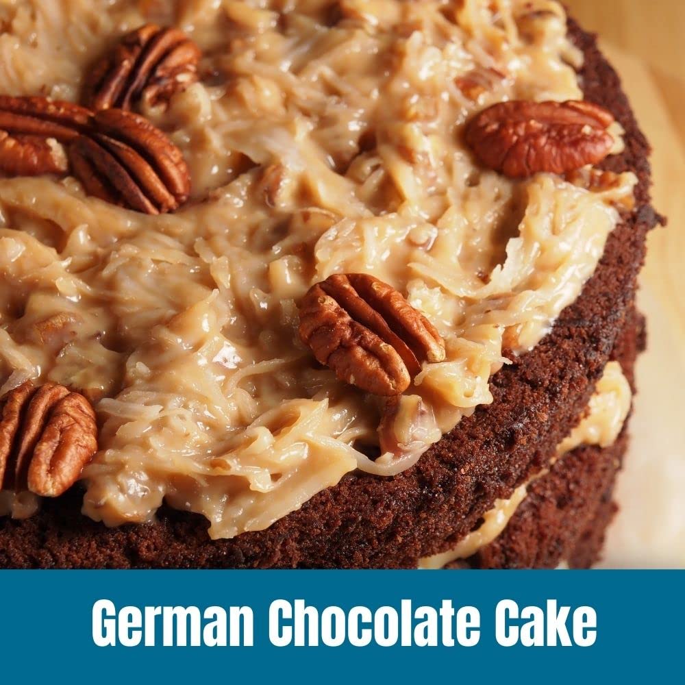Door County Coffee German Chocolate Cake Flavored Coffee | 10Oz Bag | Ground Coffee Medium Roast | 100% Arabica Coffee | German