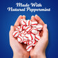 Soft Peppermint Balls, 2lb Bulk Individually Wrapped Mints, BobsFamous Refreshing Candy Puffs for Parties and Events