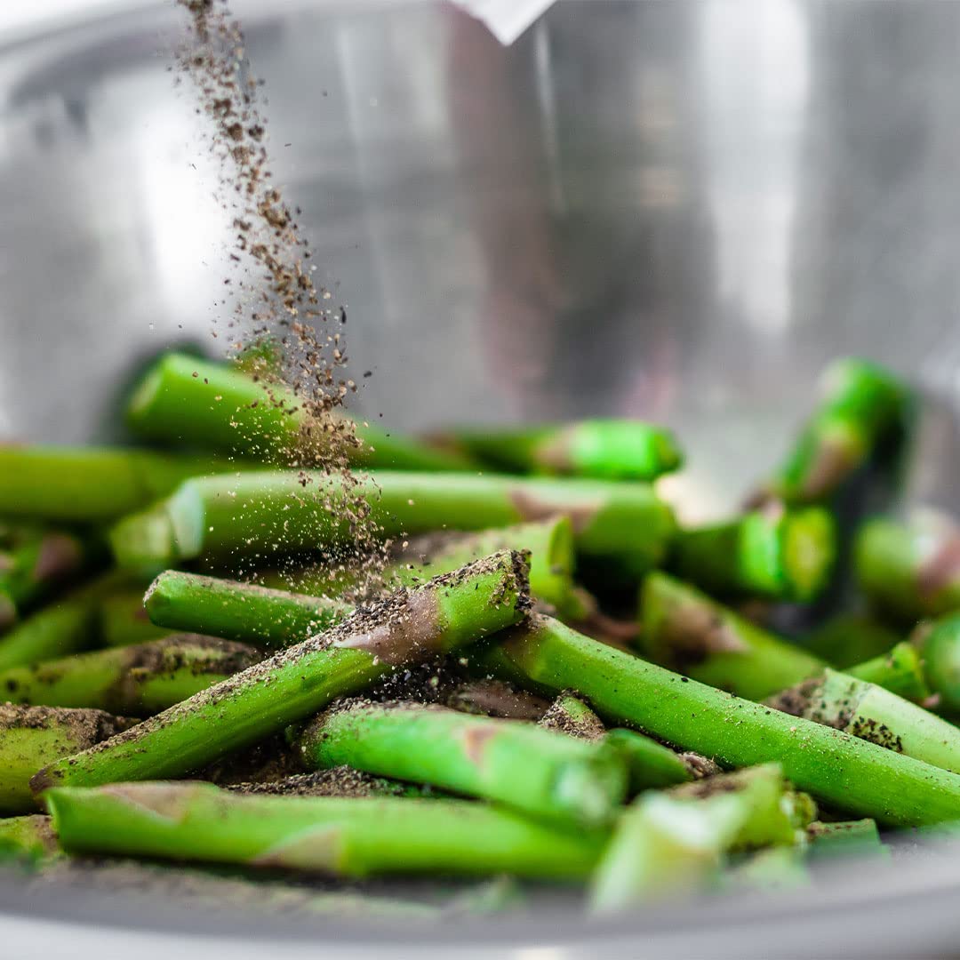 Sauers Ground Black Pepper | Fine Grind | 5 Pound Canister | Foodservice