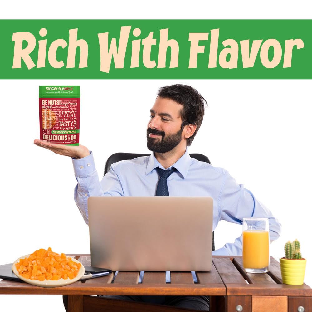 Sincerely Nuts Diced Mangos - Gluten-Free, Vegan Snack - 2 LB