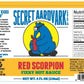 Secret Aardvark Red Scorpion Hot Sauce - Hottest Hot Sauce, Low Carb, Dairy Free, Spicy Bbq Sauce, Hot Sauce & Marinade - 8 Fl O