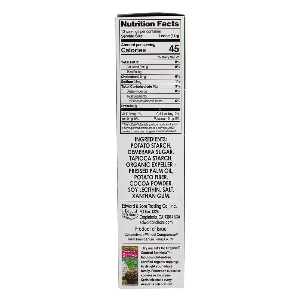 Lets DoGluten Free Sugar Cones Rolled Style