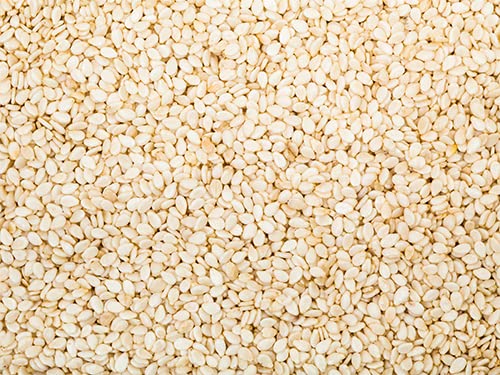 Unpretentious White Sesame Seeds, Hulled, Mild Nutty Flavor, 1 Pound