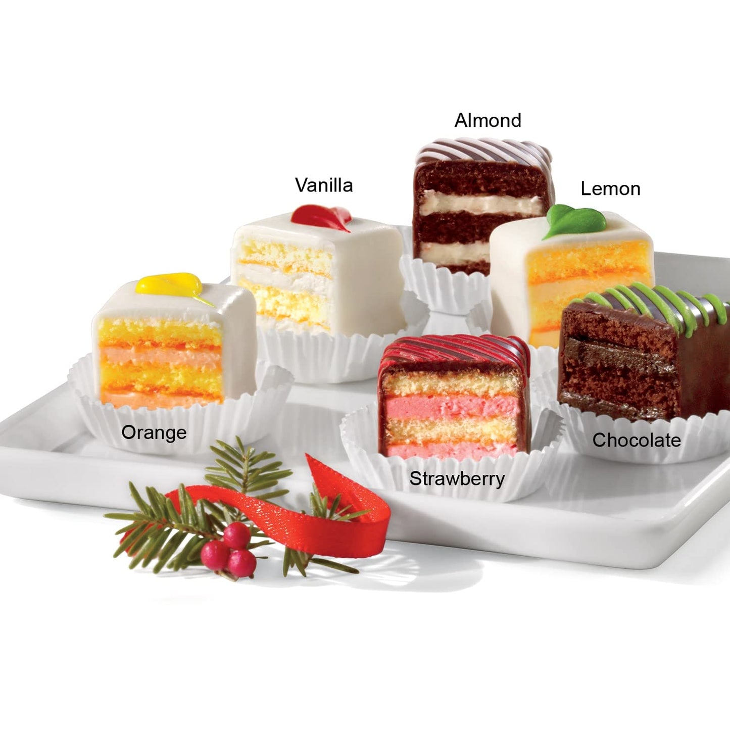 The Swiss Colony Petits Fours Gift Box, 36 Count, Assorted Flavors