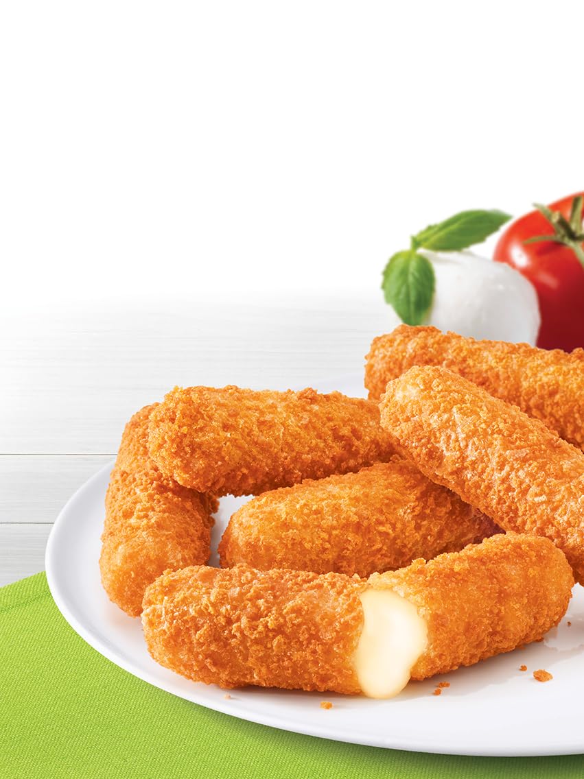 Farm Rich Breaded Mozzarella Cheese Sticks - Delicious Frozen 22 oz Party Appetizer & Snack, Made with 100% Real Mozzarella