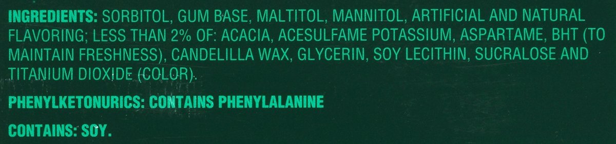 Dentyne Ice Spearmint, Count Of 9 (Pack Of 3)