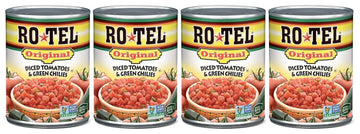 Ro_Tel Original Diced Tomatoes and Green Chilies, 10 oz Can, Pack of 4