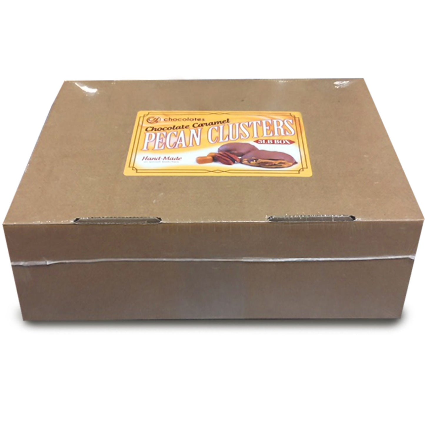 A Gift Inside 5 lb Bulk Milk Chocolate Caramel Pecan Clusters - 80 Ounce - Chocolate