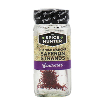 The Spice Hunter Saffron Strands, Spanish Mancha, Whole, 0.01-Ounce Jars