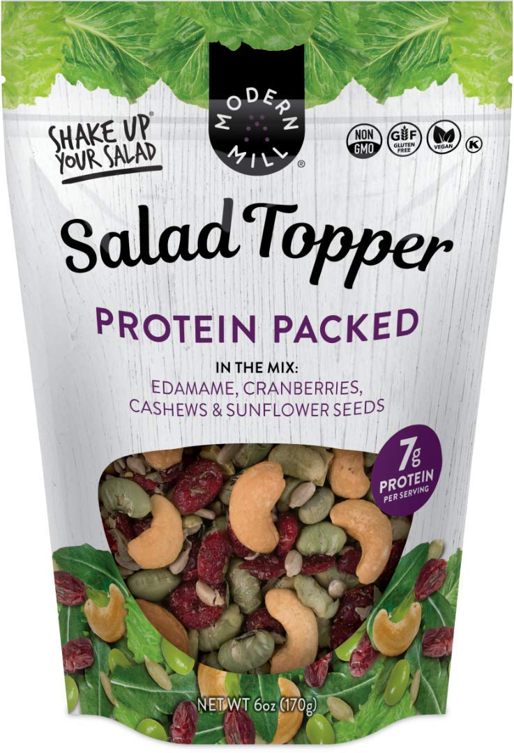 GourmetNut Protein Packed Salad Topper, Gluten-Free, Vegan, Keto-Friendly, 6oz (Pack of 6)