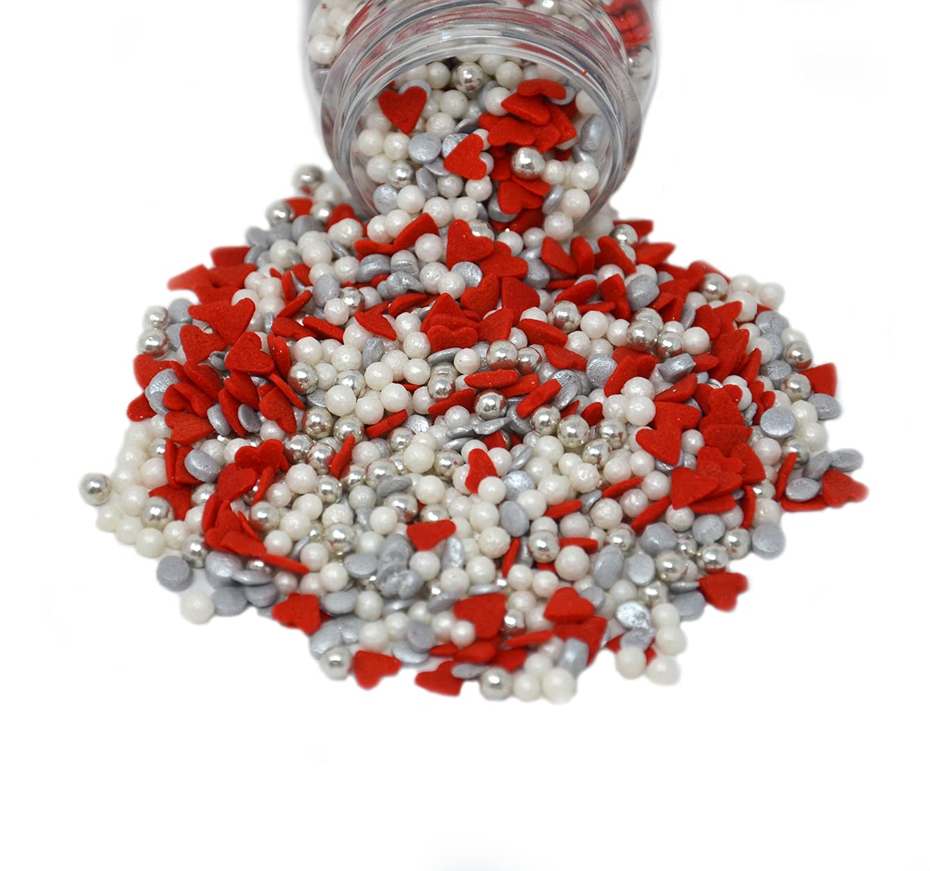 Mystic Sprinkles Valentine'S Day Sprinkle Mixes (Love Story In Silver 3.5Oz)