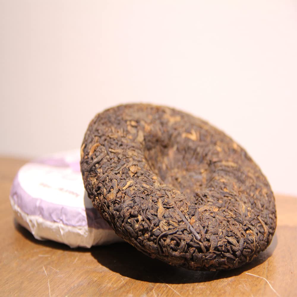 Lwxljmjzc-2018Yr Aged Ripe Puerh Tea Cake 3.53Oz-Dark Tea Pu Erh Tea - Shu (Cook) Pu-Erh Tea Puer Tea