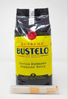 Supreme By Bustelo Whole Bean Espresso Coffee, One 32-Ounce Bags (2 Pounds) With Complimentary 5-Count, Eco-Friendly And Individ