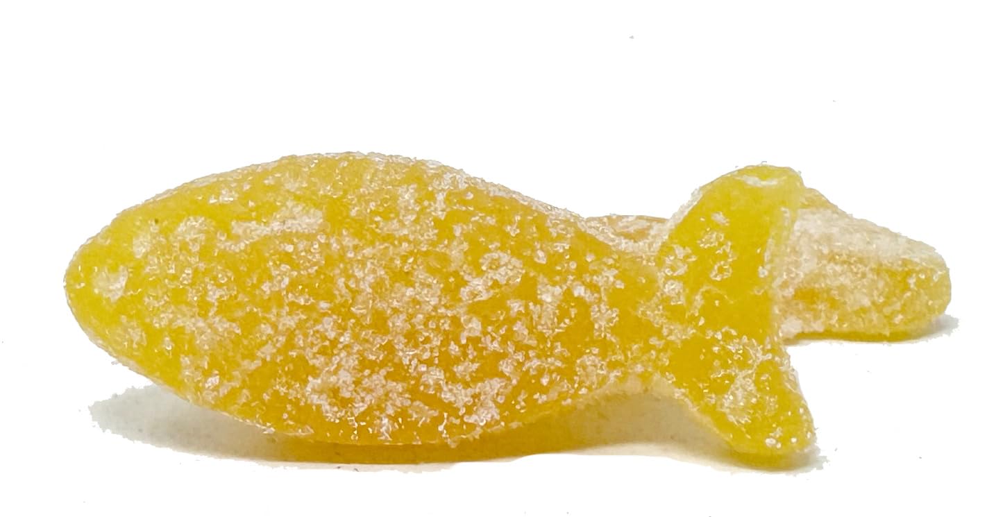 Bon Bon Swedish Candy Sour Peach Fish Vegan Candy, Sour Gummy Candy From Sweden 5.2 Ounce (Pack Of 2)