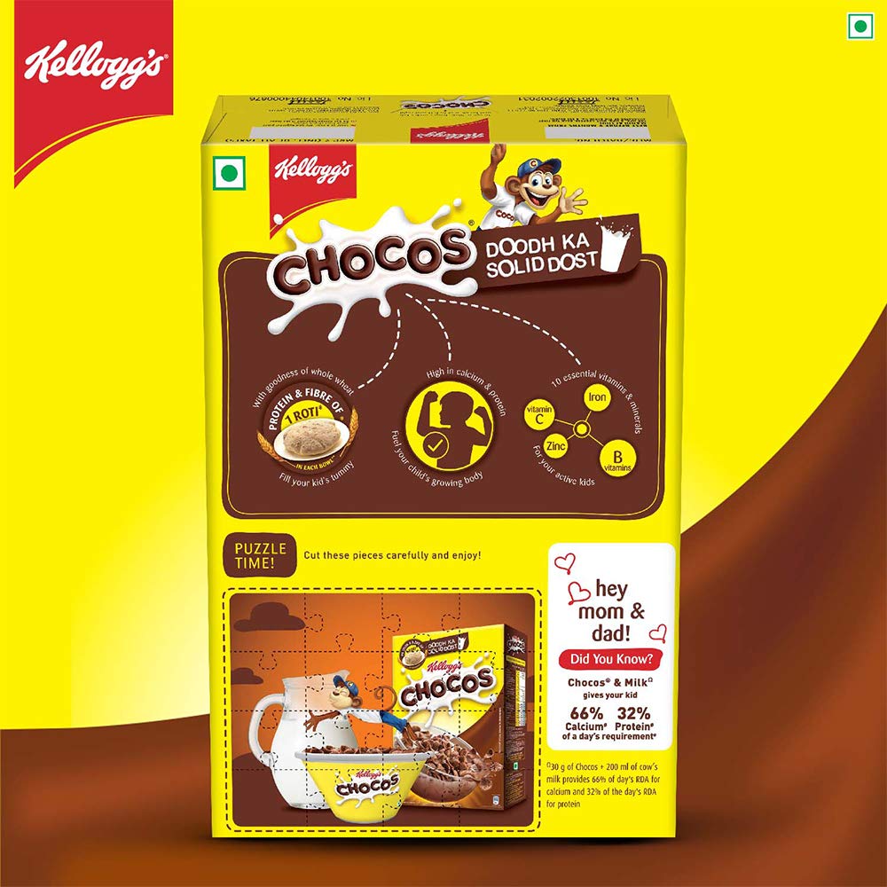 Kellogg'S Kelloggs Chocos Whole Grain 375G