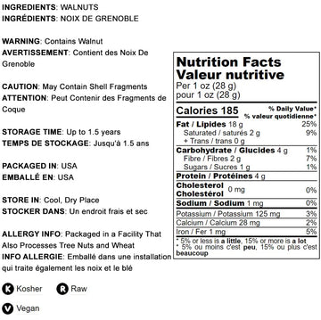 Food To Live - California Walnuts, 25 Pounds Halves & Pieces, Raw, Unsalted, Shelled, Kosher, Vegan, Sirtfood, Bulk. Rich In Ome