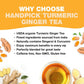 HANDPICK  Turmeric Ginger Tea  100 Eco-Conscious Tea Bags | Caffeine Free  Gluten Free | 100% Pure Herbal Blend - Savory & Spicy