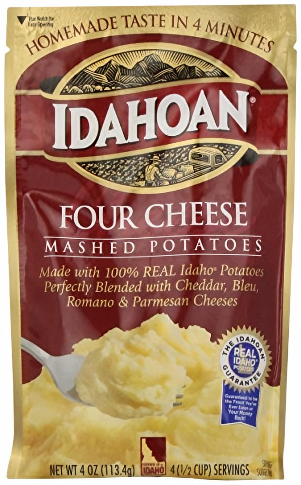 Idahoan Buttery Homestyle Mashed Potatoes 4 oz. (Pack of 4)