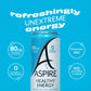 Aspire Healthy Energy Drink, Fruit Punch Flavor, 80mg Natural Caffeine, Zero Sugar, Keto Friendly, 12 Pack