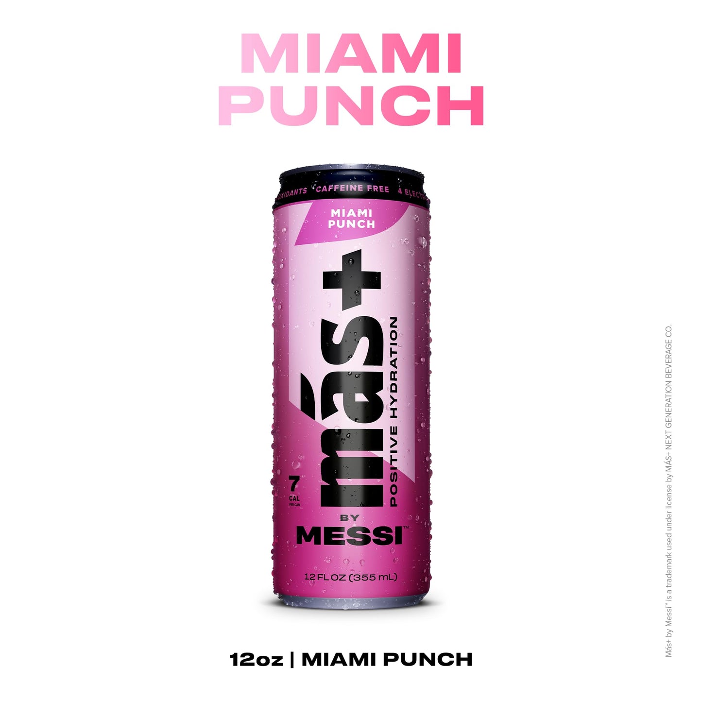 M  S+ By Messi 12Oz Variety Pack, Sports Drink & Hydration Beverage, Natural Flavors With Vitamins And Electrolytes, No Artifici