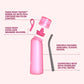 air up 22oz Hot Pink Water Flask - Sugar Free Flavored Bottle with Straw for Hydration and Refreshment