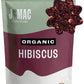 J Mac Botanicals, Certified Organic Hibiscus Flower (1 Pound), Hibiscus Tea, Cut & Sifted Hibiscus Flowers, Flor De Jamaica