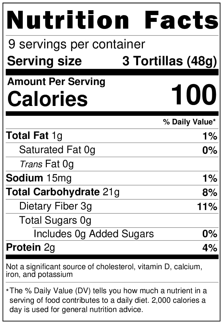 Santo Corral Low Carb Gluten Free Cactus Tortillas - Pack of 3, Healthy Alternative for Tacos and Wraps