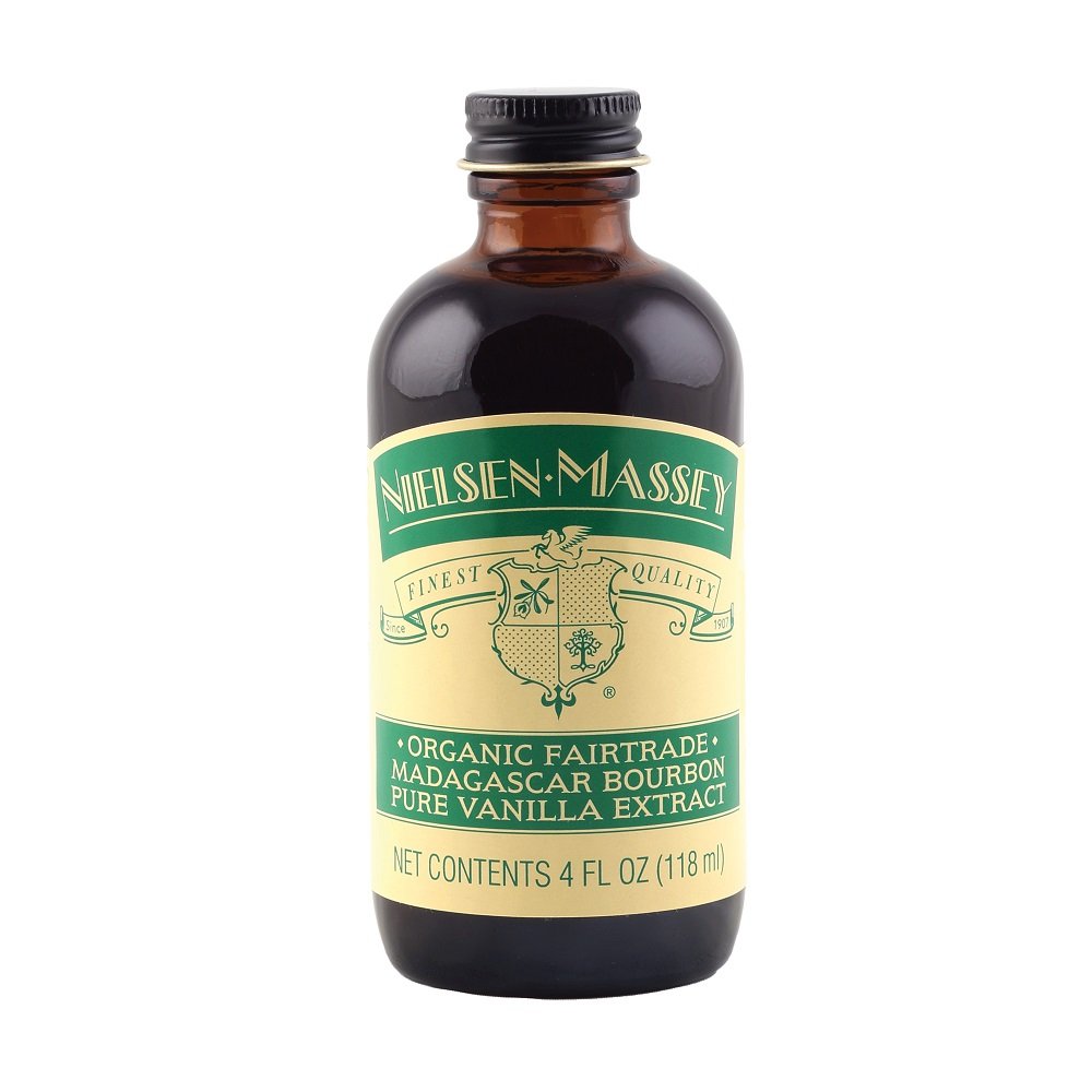 Nielsen-Massey Organic Fairtrade Madagascar spirit-inspired flavor Pure Vanilla Extract, 4 Fl Oz, Model 061232