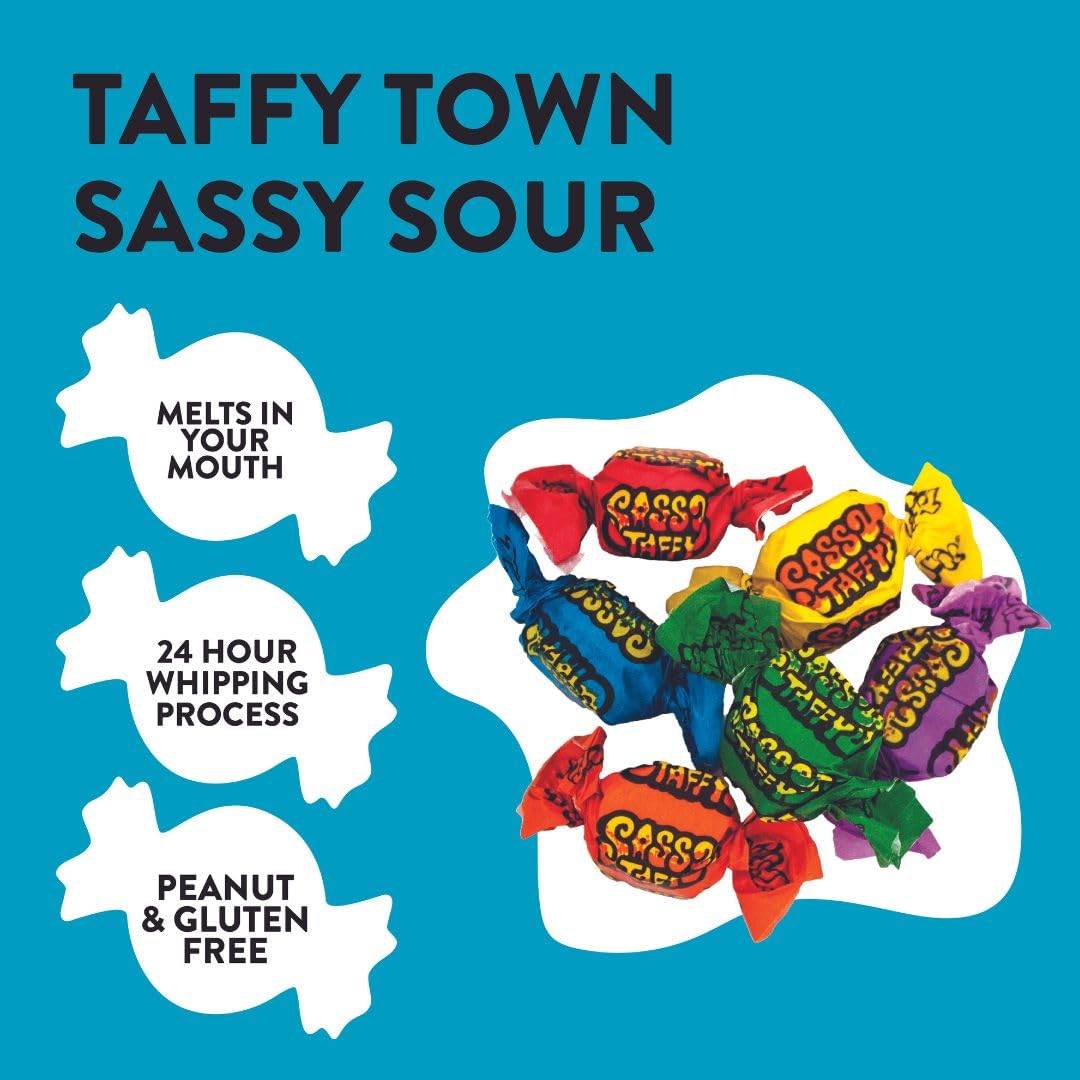 Taffy Town Candies, Sassy Sour, 5.0 Pound