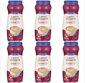 Generic Amaretto Powdered Coffee Creamer 15oz Container (6 Bottles)