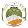 Food Earth Ready to Eat Indian Cuisine - Split Lentil Curry with Steamed Rice - Microwavable, Organic, Vegan, Gluten-Free, GMO-F