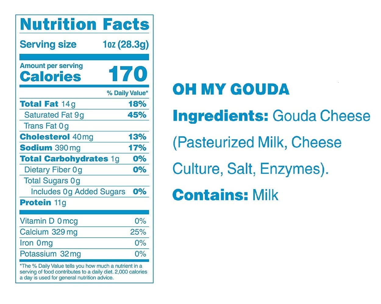 Moon Cheese Oh My Gouda Cheese Bites, 1 Ounce, 12-Pack, Crunchy, Packed With Protein & Calcium, Keto, Gluten Free