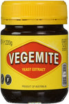 Vegemite Yeast Extract 220g (4-Pack) - 7.76 Ounce Each - Vegetarian Friendly