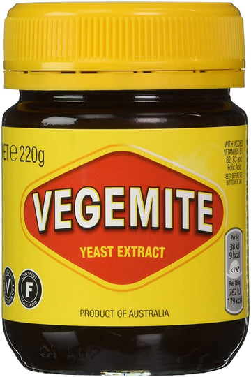 Vegemite Yeast Extract 220g (4-Pack) - 7.76 Ounce Each - Vegetarian Friendly