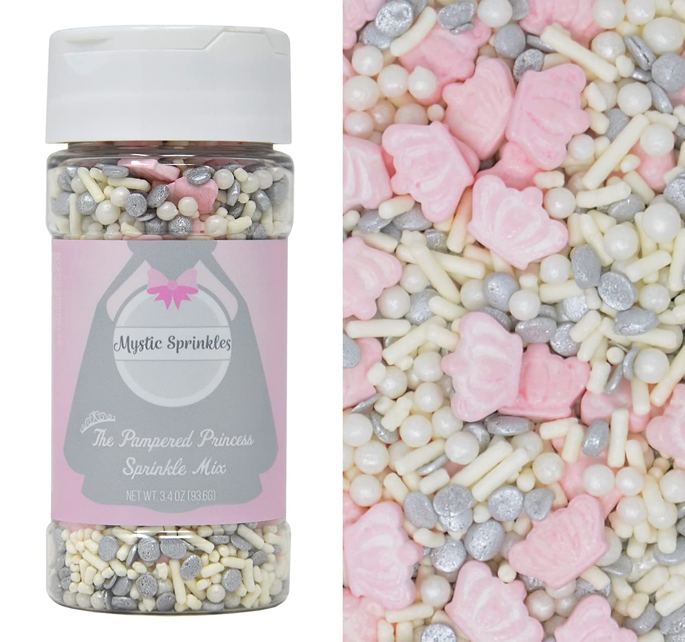 Mystic Sprinkles Sprinkle Mixes (The Pampered Princess Sprinkle Mix 3.4oz)