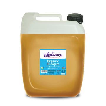 Wholesome Organic Blue Agave Nectar, Natural Low Glycemic Sweetener, Non GMO, Fair Trade & Gluten Free, 5 gallon jug (Pack of 1)