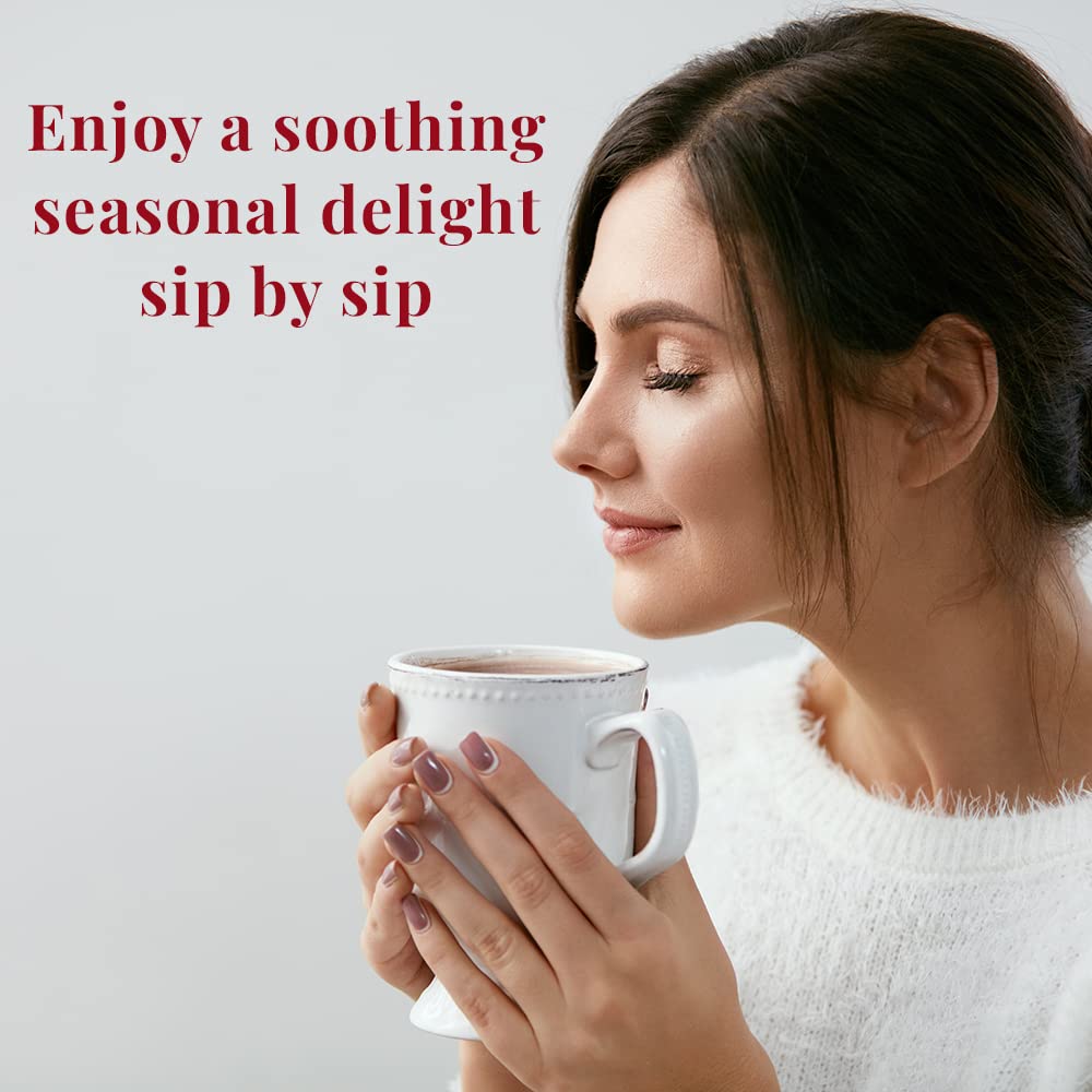 The Republic of Tea Holiday Teas Assortment, 24 Individually-Wrapped Tea Bags, Peppermint, Cinnamon, Vanilla, Pumpkin Spice