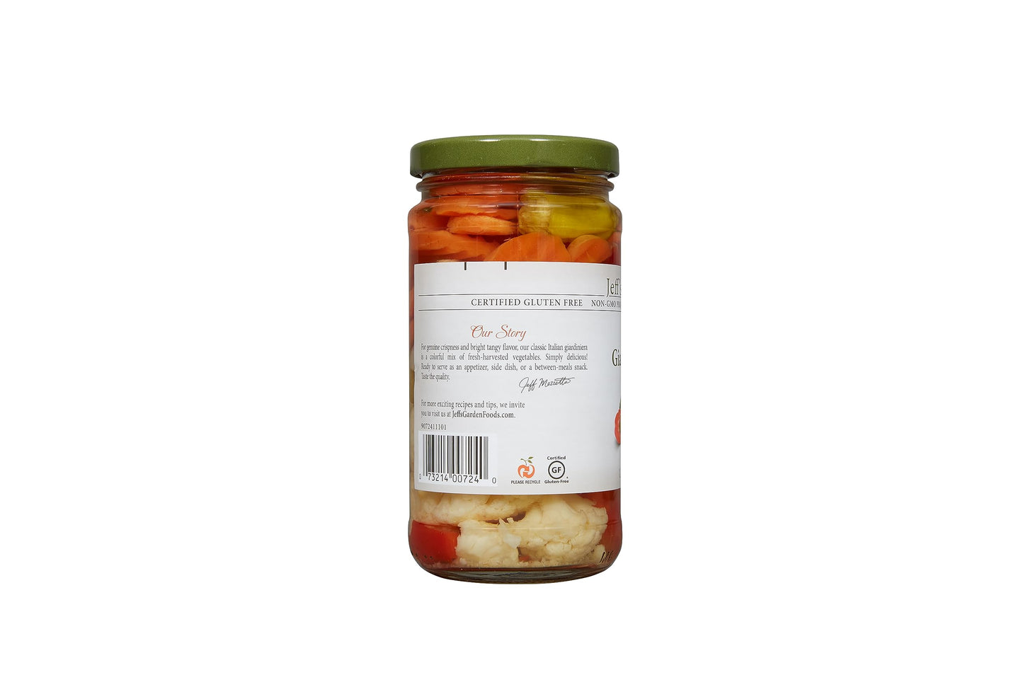 Jeff'S Garden Flavorful Giardiniera | Non-Gmo, Gluten Free, Keto, Vegan | 12 Fluid Ounce Jar (Pack Of 6)