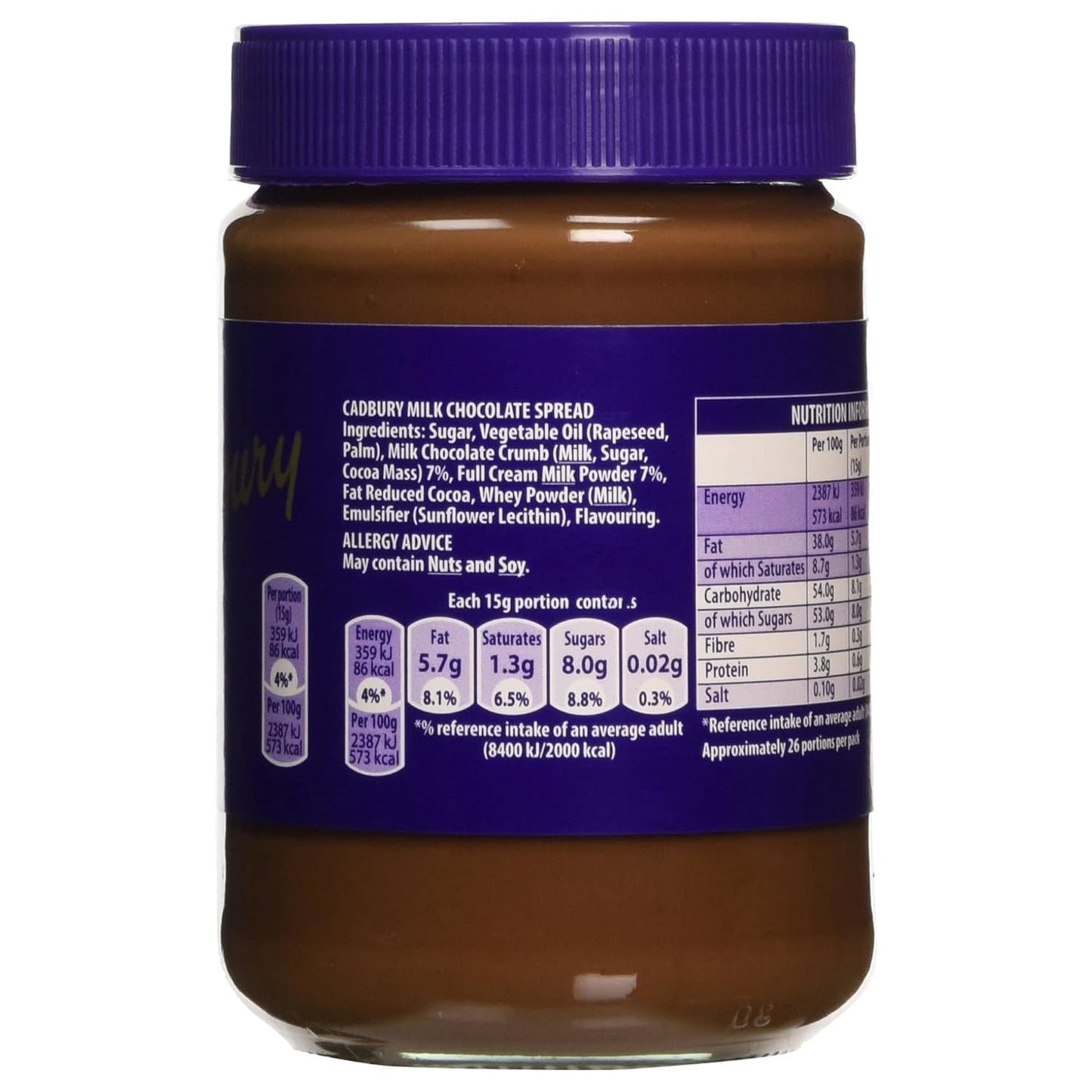 Cadbury Milk Chocolate Spread 14.1 Oz Each (1 Item Per Order)