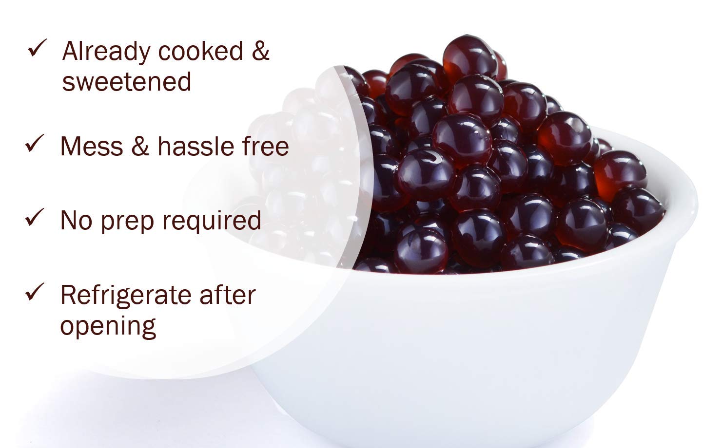 BREXONIC Popping Boba Pearls - Strawberry Mango Blueberry Passion Fruit Flavored Tapioca Pearls, 2 LB Pack