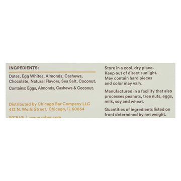 Rx Bar Protein Bar, Coconut Chocolate, 1.83 Ounce (Pack Of 12)