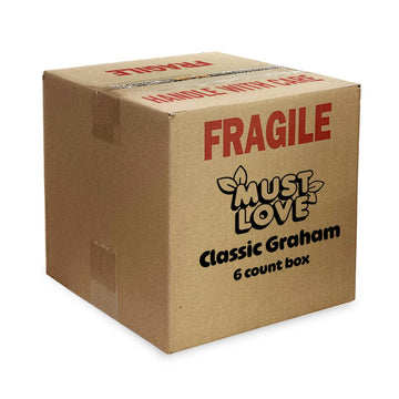 Must Love Classic Graham Crackers, Bulk Pack - Low Sugar, Sweetened with Dates - Great for Pie Crust, Mini Smores, Cheese Board